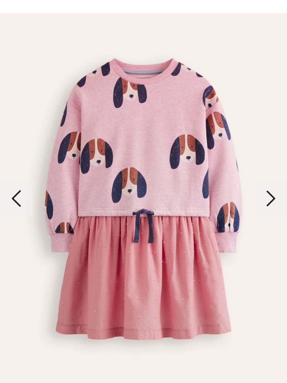 Mini Boden sweatshirt puppy dress